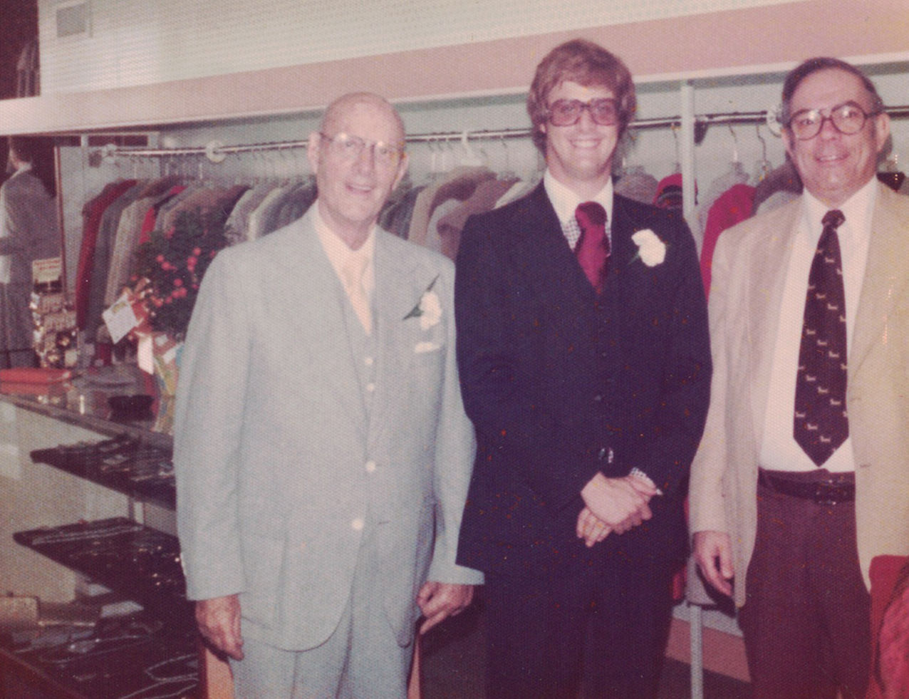 Nathan, John and customer
